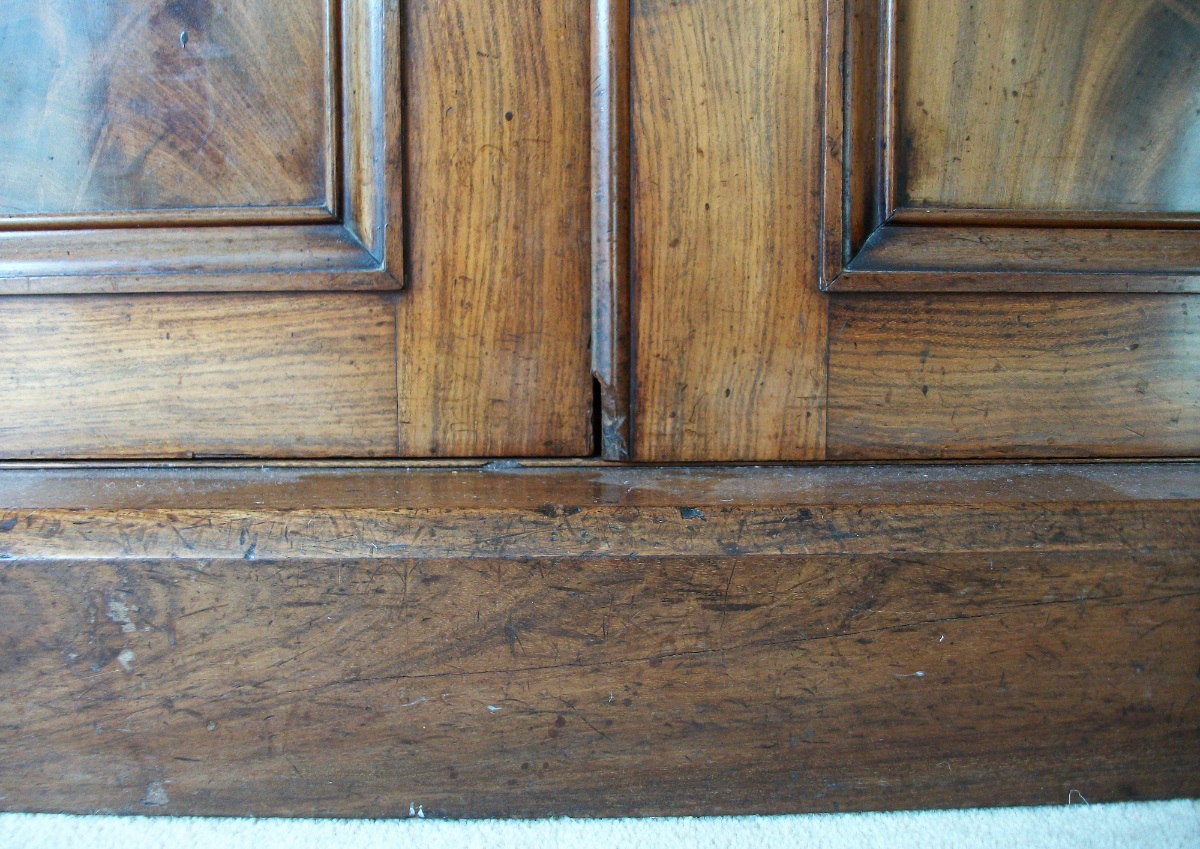 English Antique Mahogany Bookcase